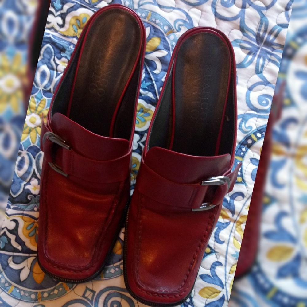 Franco Sarto Mule Shoes -Thick Heels 👠